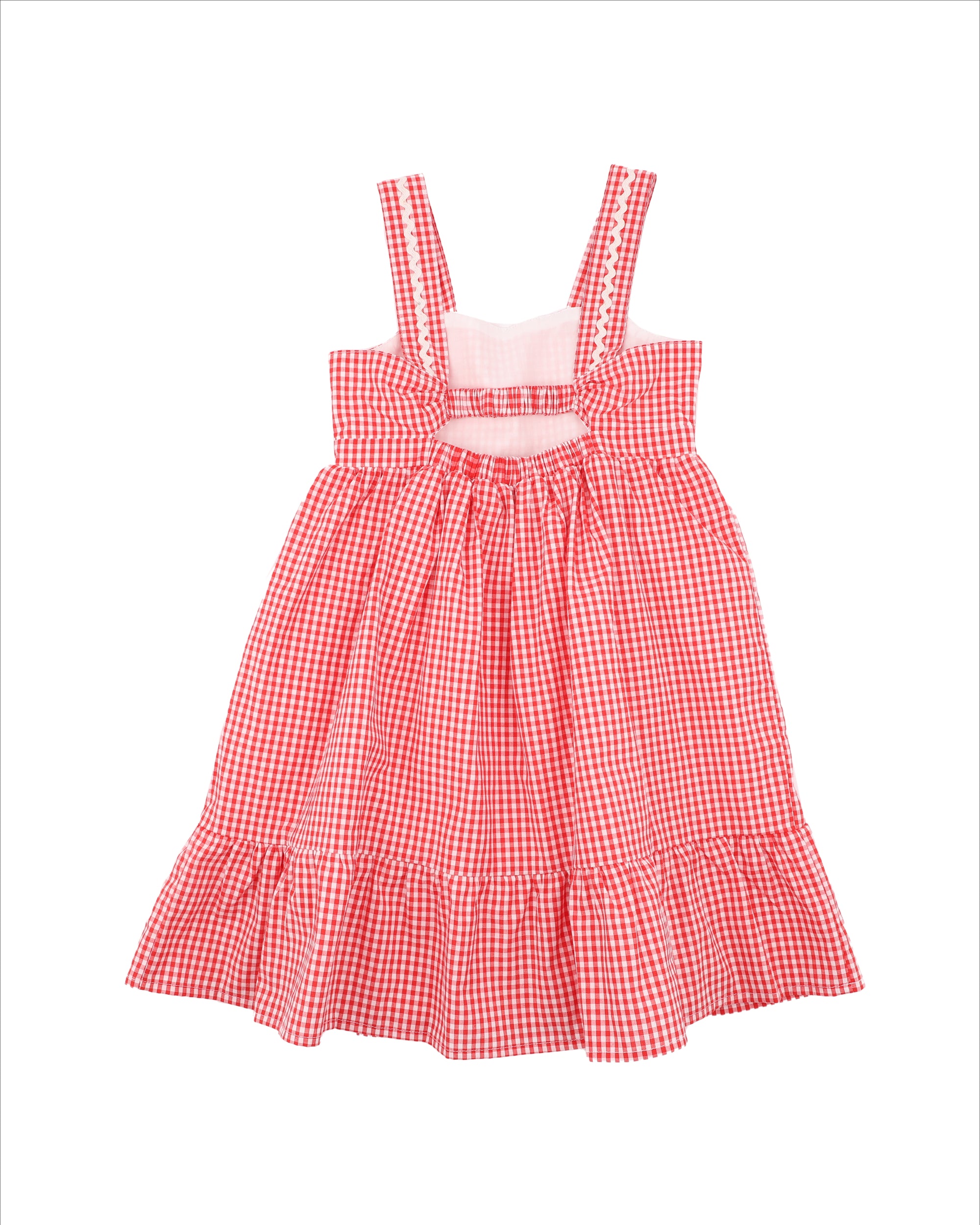 Festive Gingham Dress 1-7Y