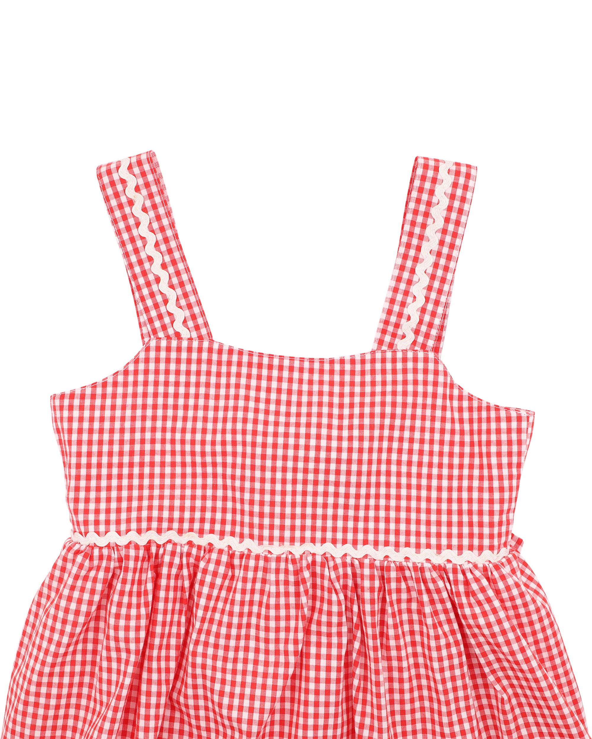 Festive Gingham Dress 1-7Y