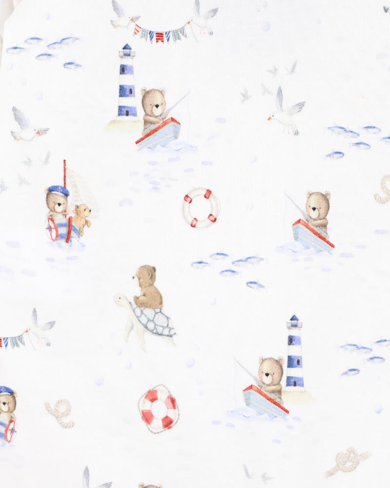 Bebe Axel Organic Print LS Zipsuit