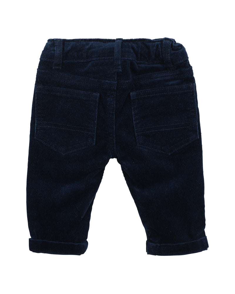 Bebe Myles Cord Pants - French Navy