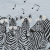 Fox &amp; Finch Zebra Party Tee - Soft Blue