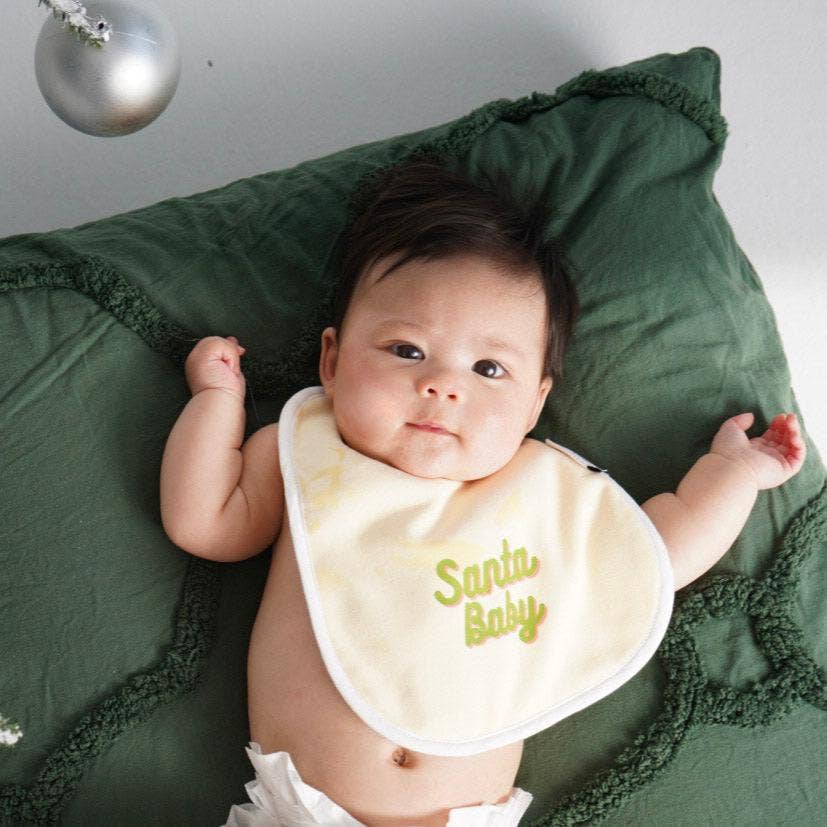 Cleo & Bebe Santa Baby - Waterproof Classic Bib