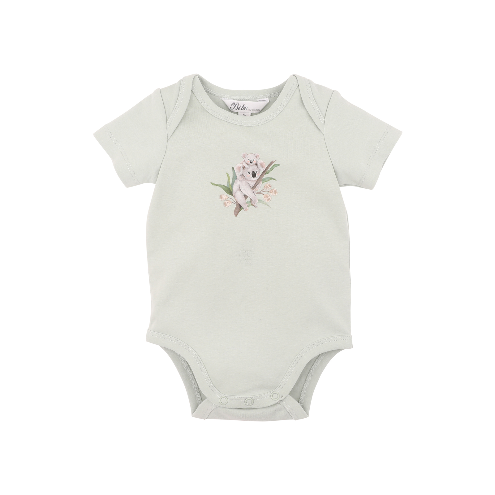 Bebe Taylor Organic Koala Bodysuit - Sage