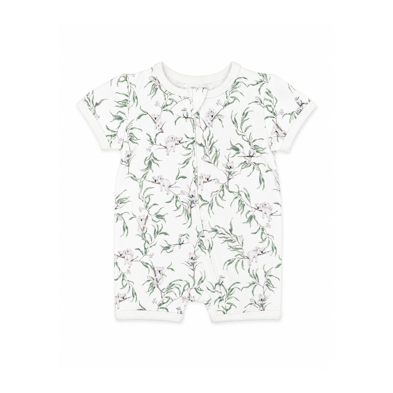 Bebe Taylor Organic Ss ZIP Romper - Taylor Print