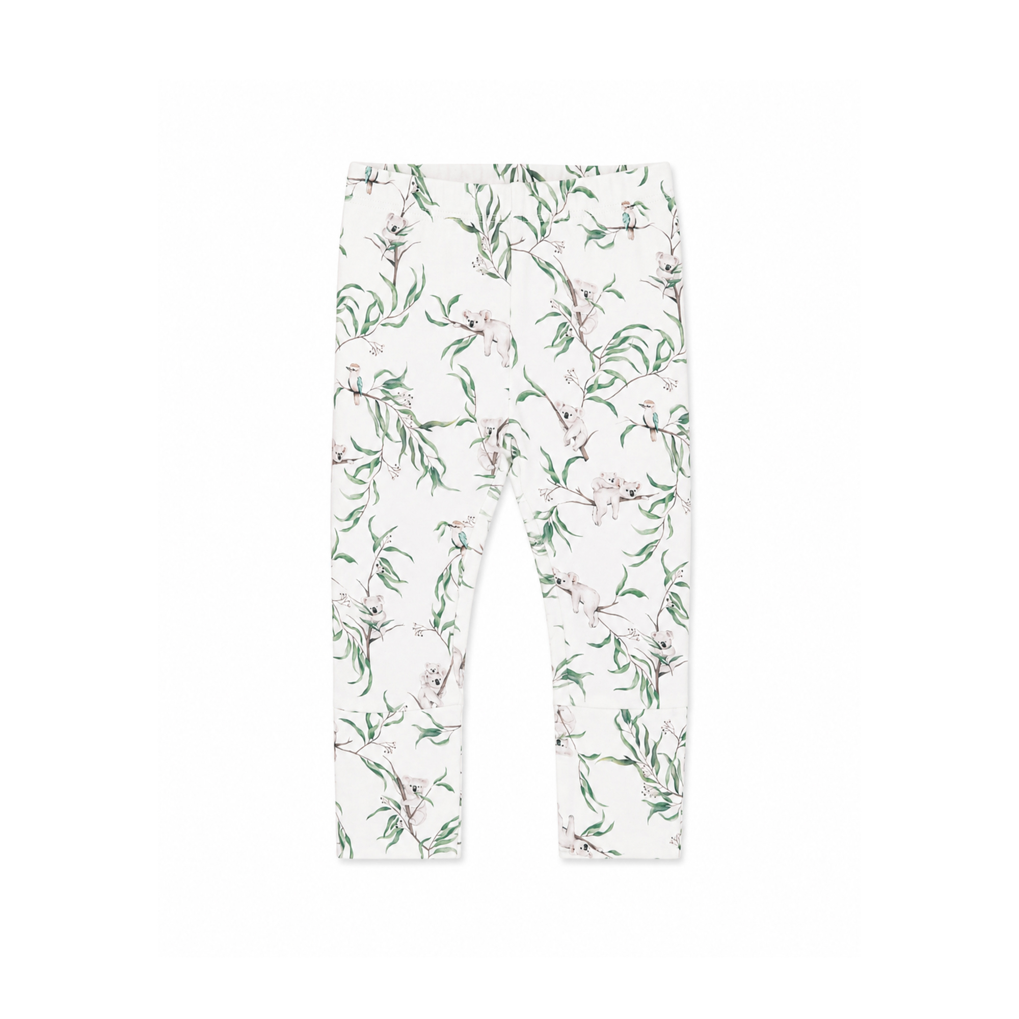 Bebe Taylor Organic Turn Back Feet Leggings - Taylor Print