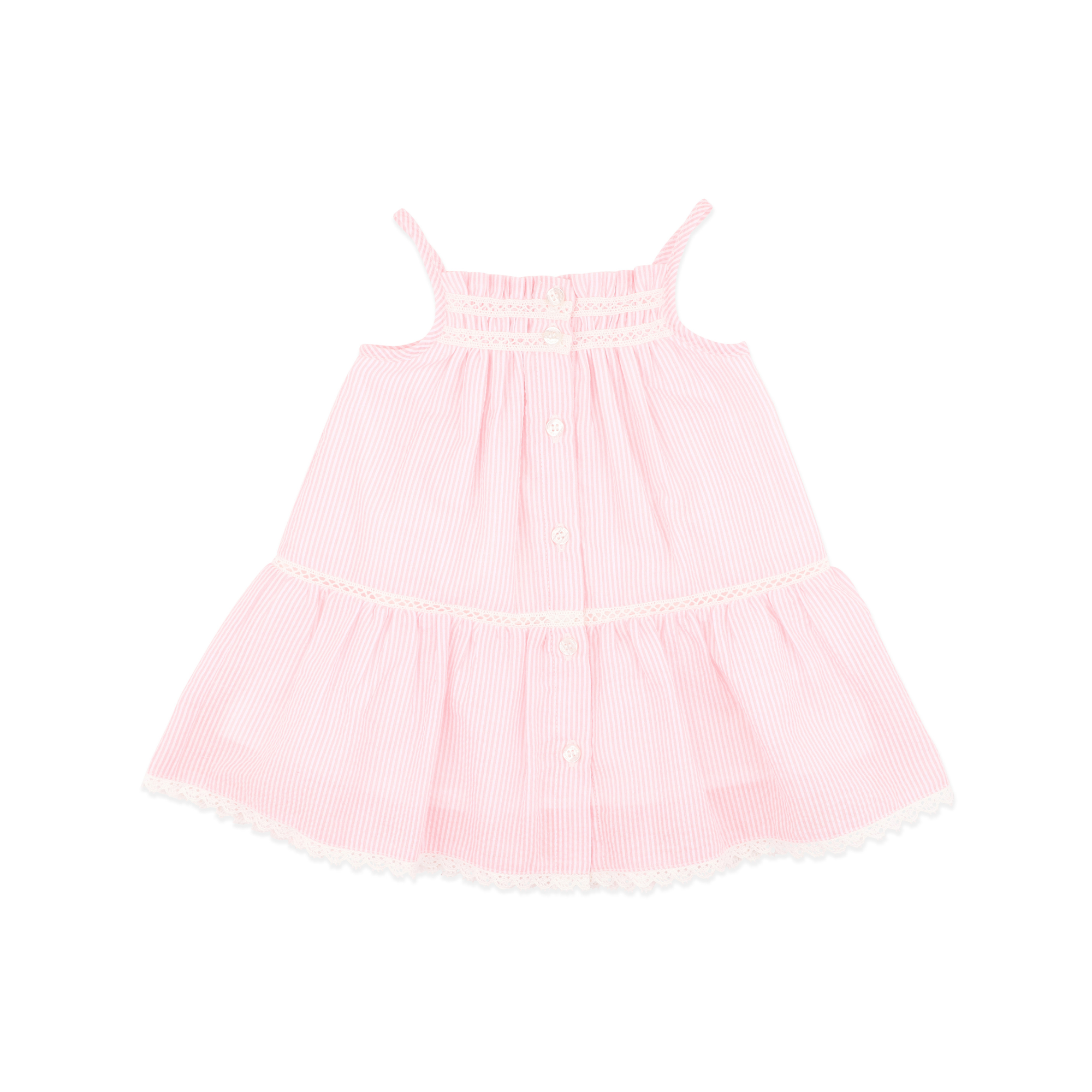 Bebe Willa Stripe Dress - Musk Pink Stripe