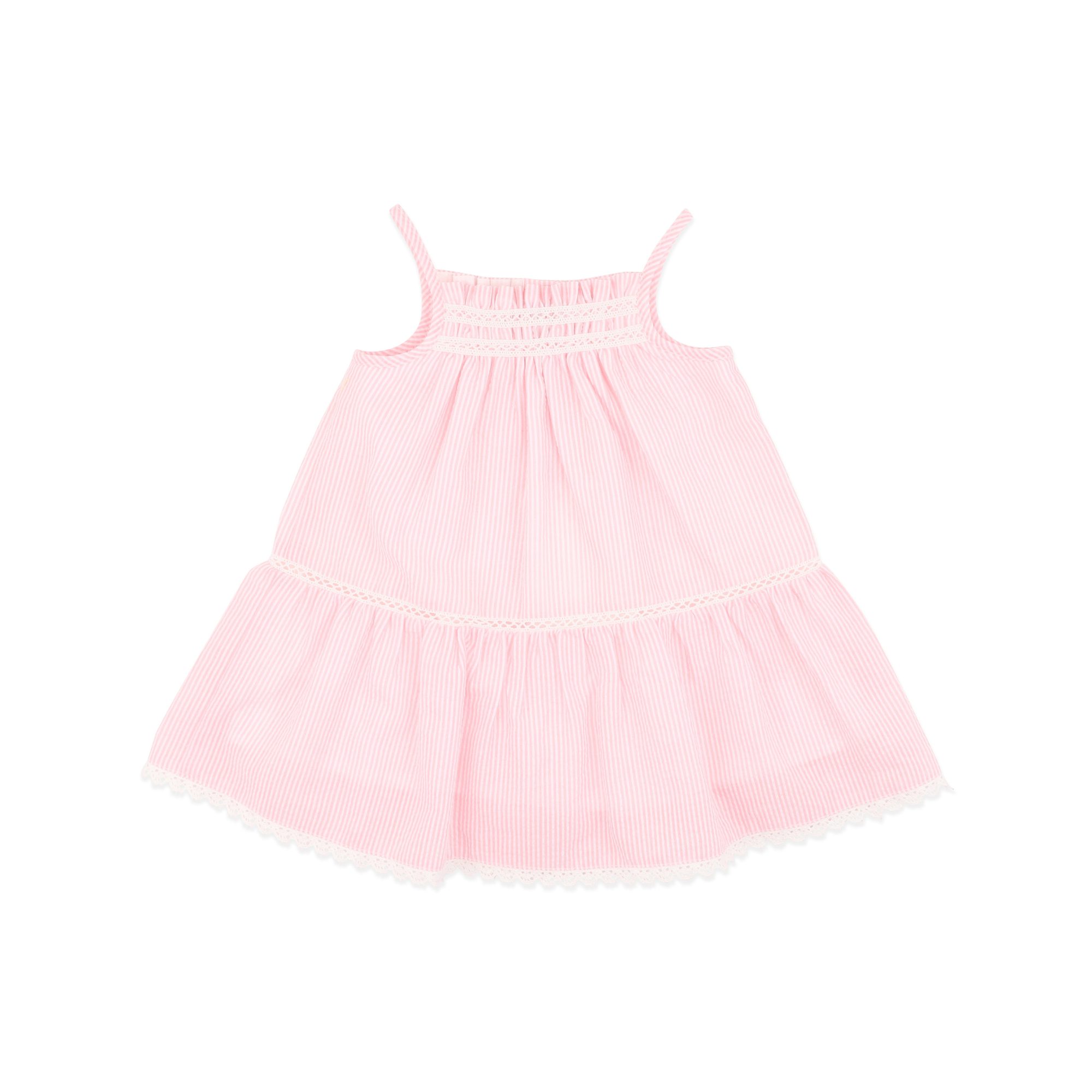 Bebe Willa Stripe Dress - Musk Pink Stripe