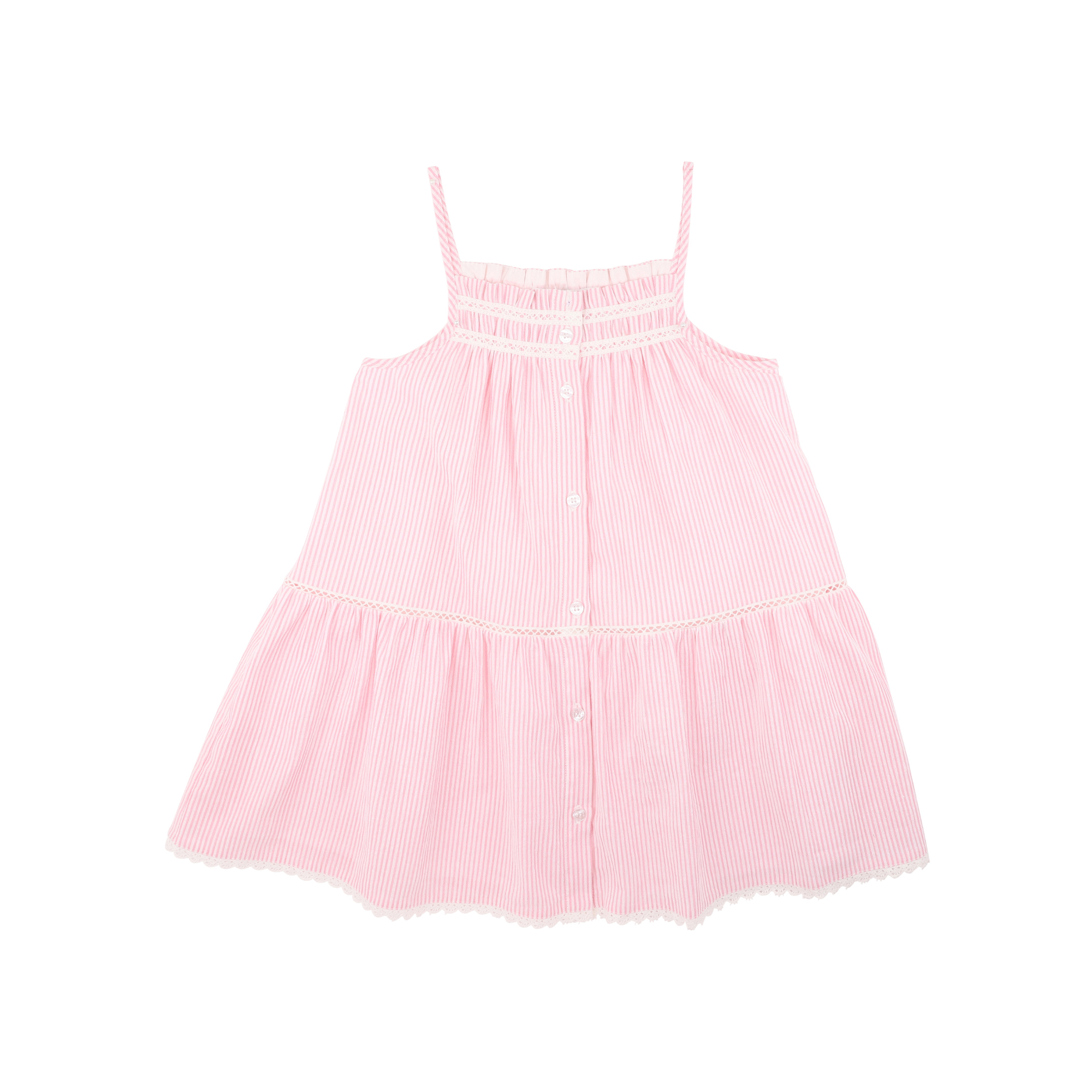 Bebe Willa Stripe Dress - Musk Pink Stripe