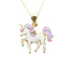 Goody Gumdrops Unicorn Necklace - Gold/White/Pink/Purple