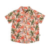 Goldie and Ace Holiday Linen Shirt - Flamingo Pink