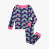 Hatley Giant Rainbows Cotton Pyjama Set - Violet Indigo