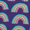 Hatley Giant Rainbows Cotton Pyjama Set - Violet Indigo