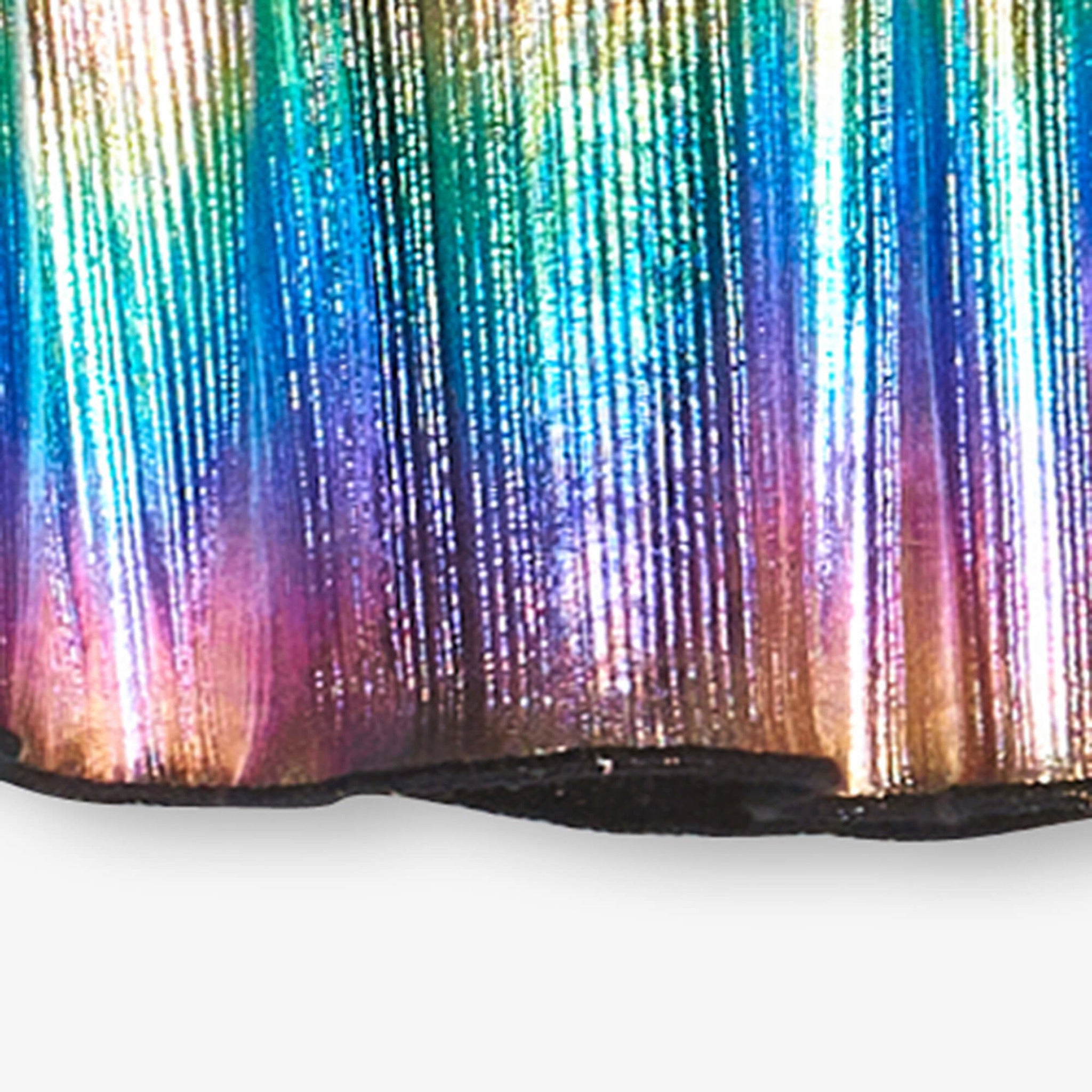 Metallic rainbow skirt best sale