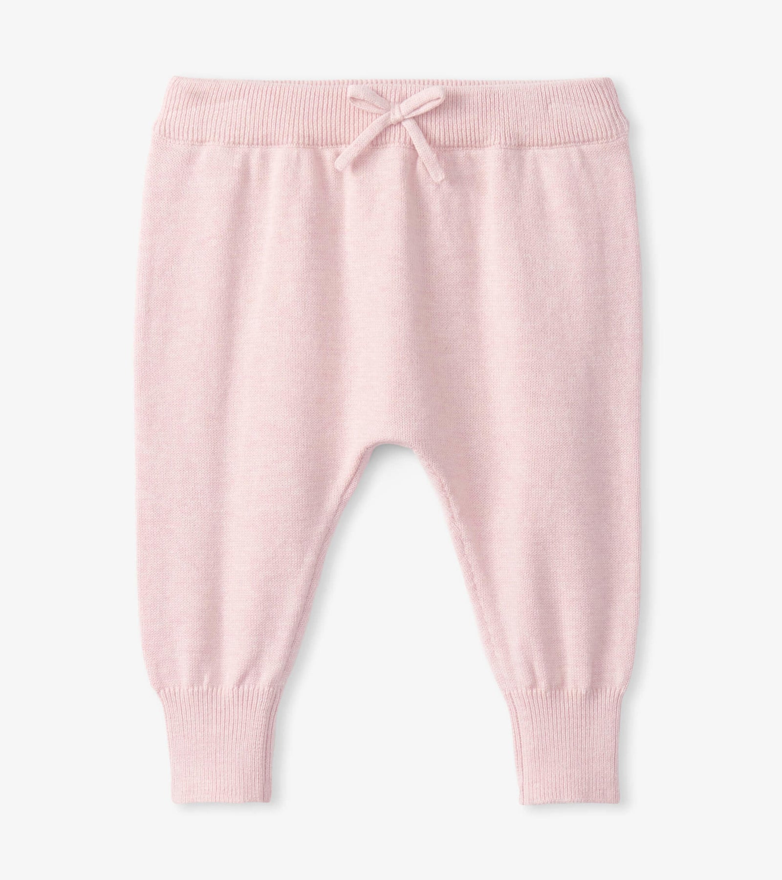 Hatley Rose Melange Pull On Sweater Pant - Bridal Rose Melagne