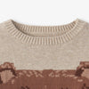 Hatley Big Bear Crew Neck Knit Sweater - Creamy Melange