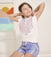 Hatley Boho Relaxed Tee - White