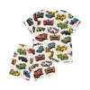 Rock Your Baby Cars Pj Set - Cream