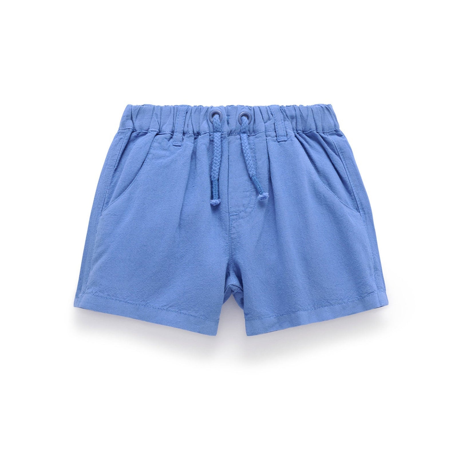 Purebaby Linen Blend Shorts - Pacific
