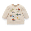 Purebaby Farm Work Thick L/S Tee