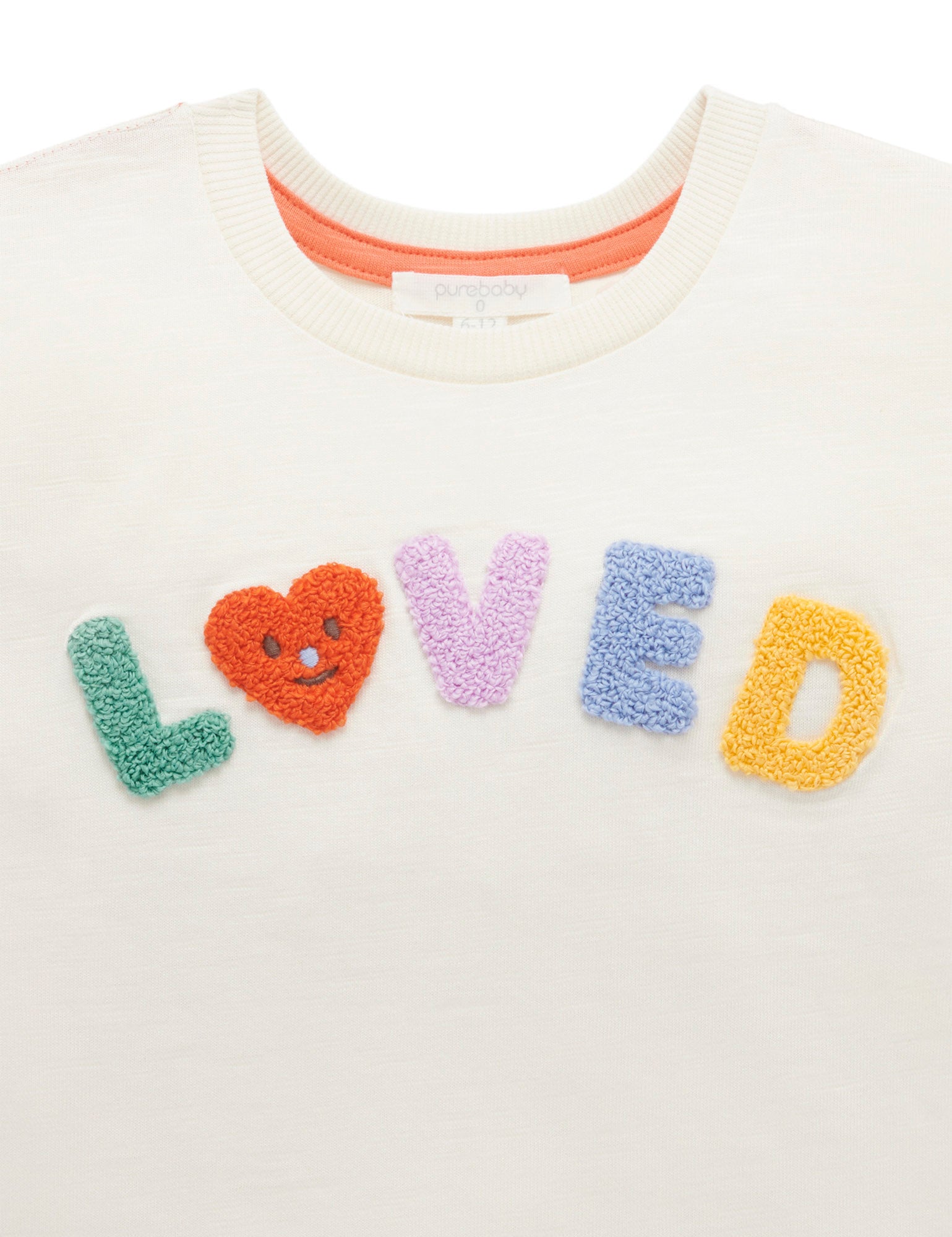 Purebaby Loved Relaxed Tee