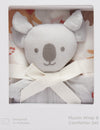 Purebaby Muslin Comforter &amp; Wrap Set - Koala  Christmas