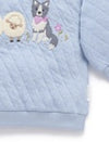 Purebaby Quilted Windcheater - Country Air Melange
