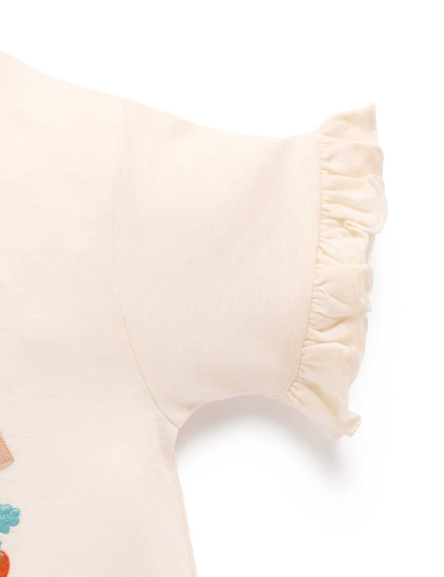 Ruffle Tee - Cloud