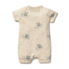 Wilson &amp; Frenchy - Organic Pointelle Boyleg Zipsuit Little Bear