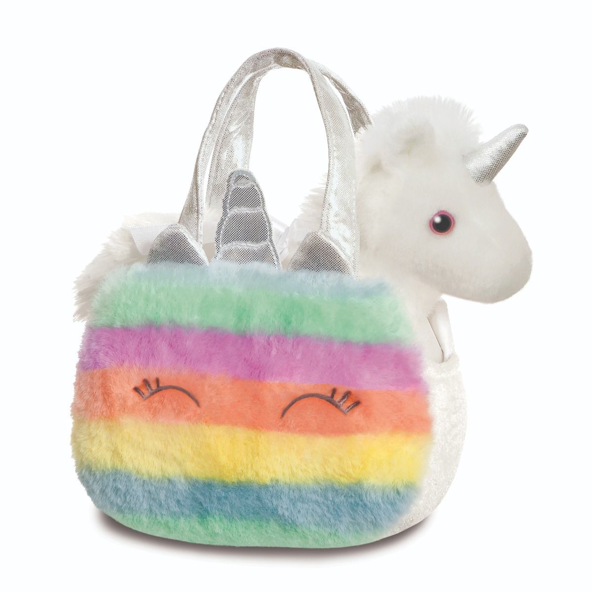 Fancy Pals Unicorn in Rainbow Bag