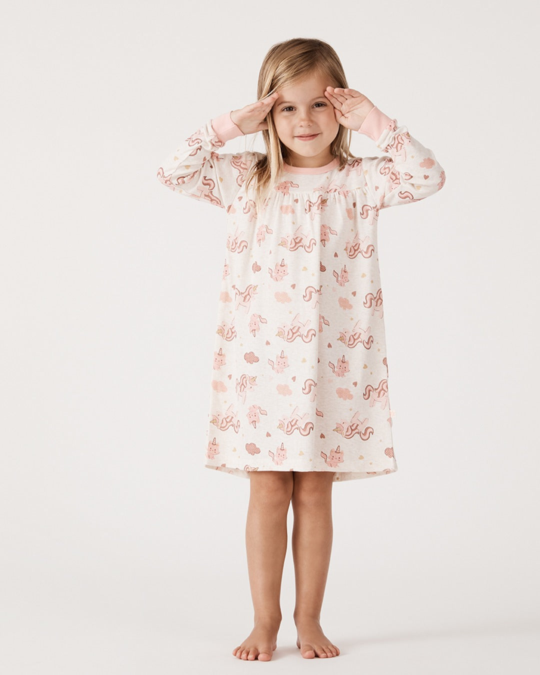 Girls long sleeve discount nightdress