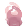Bebe Silicone Bib 2 Pack - Pink Shades