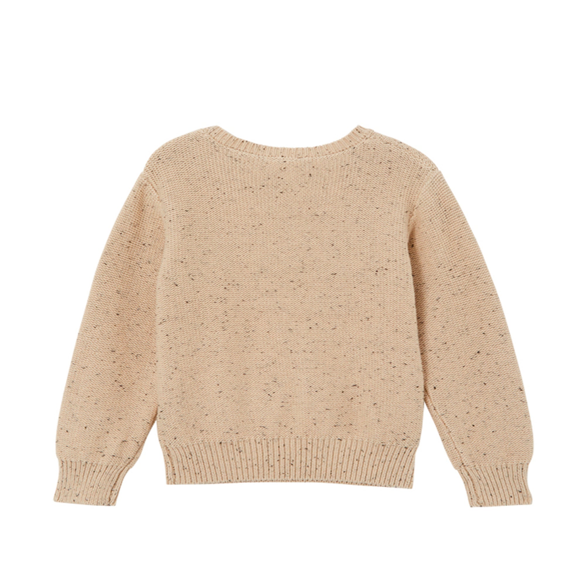 Milky Fleck Cable Knit Jumper - Natural Marle