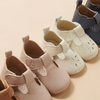 Purebaby Leather T-Bars  Shoes - Blush