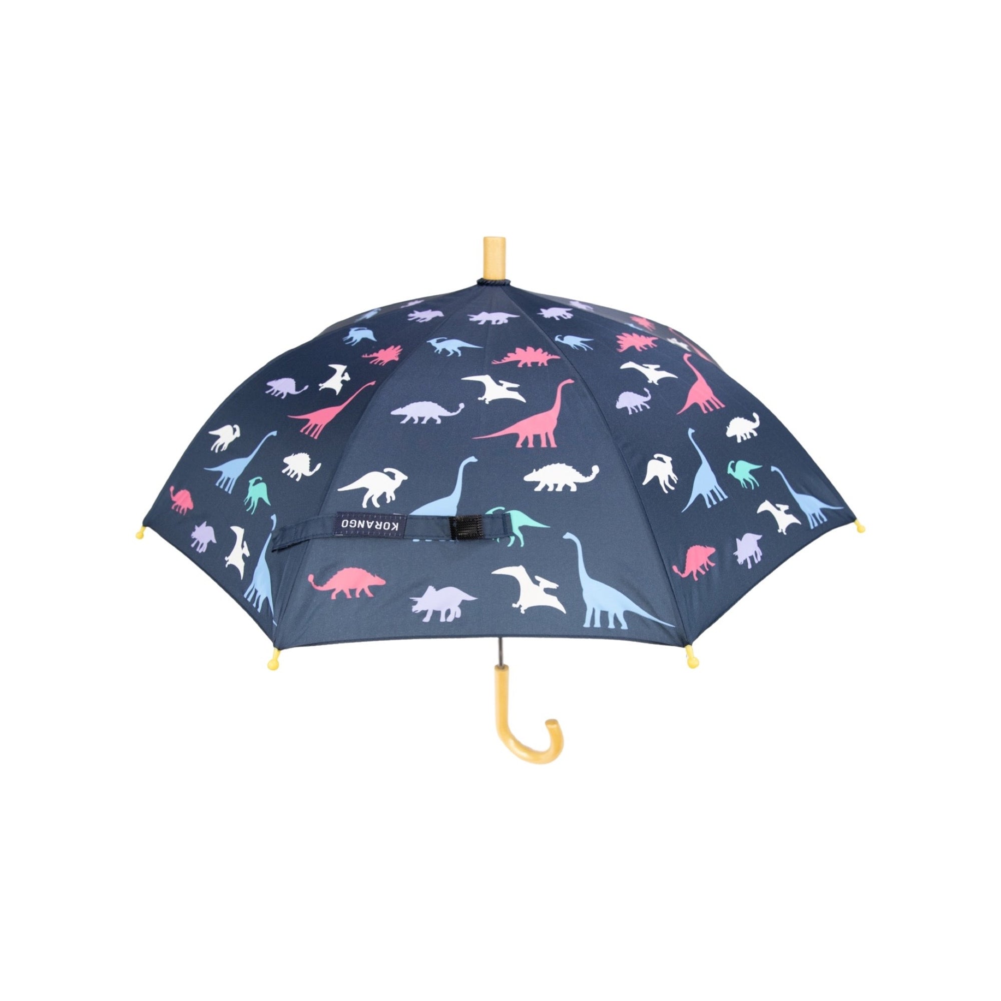 Korango Dinosaur Colour Change Umbrella Navy