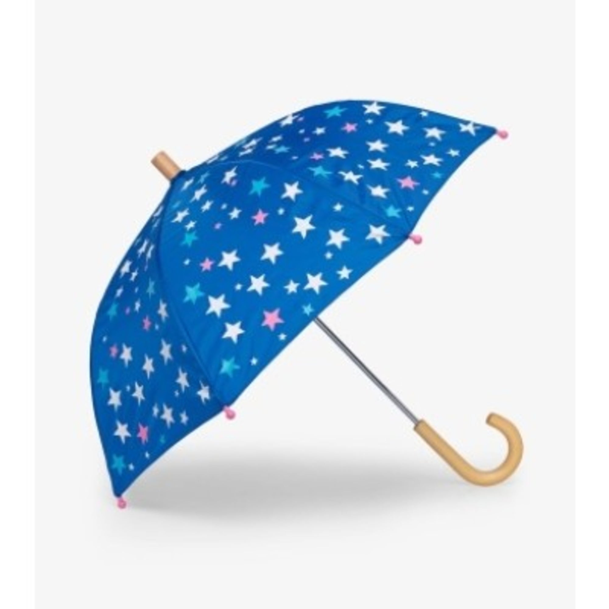 Hatley Galactic Stars Colour Changing Umbrella - Daphne Blue