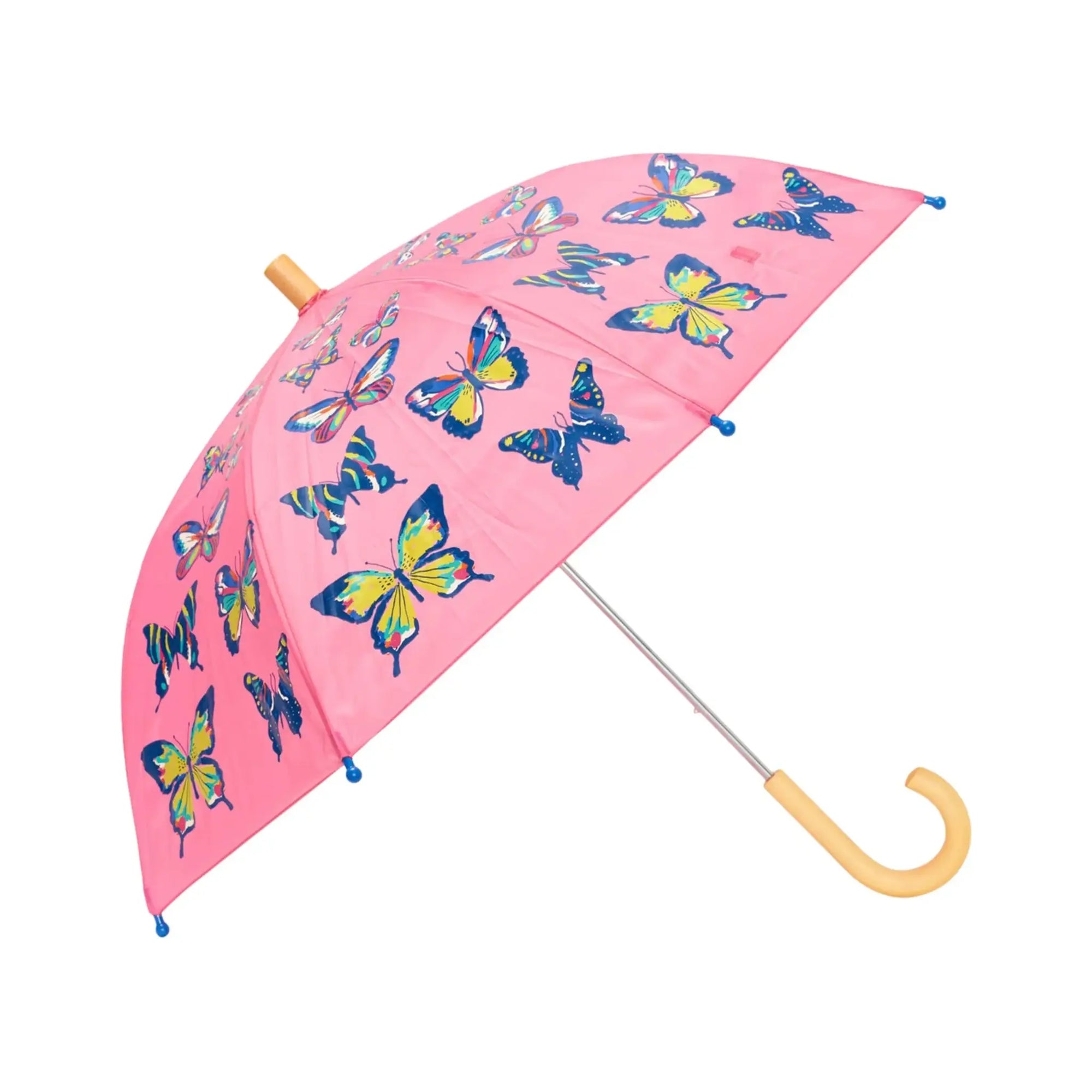 Hatley Vibrant Butterflies Umbrella - Pink Carnation
