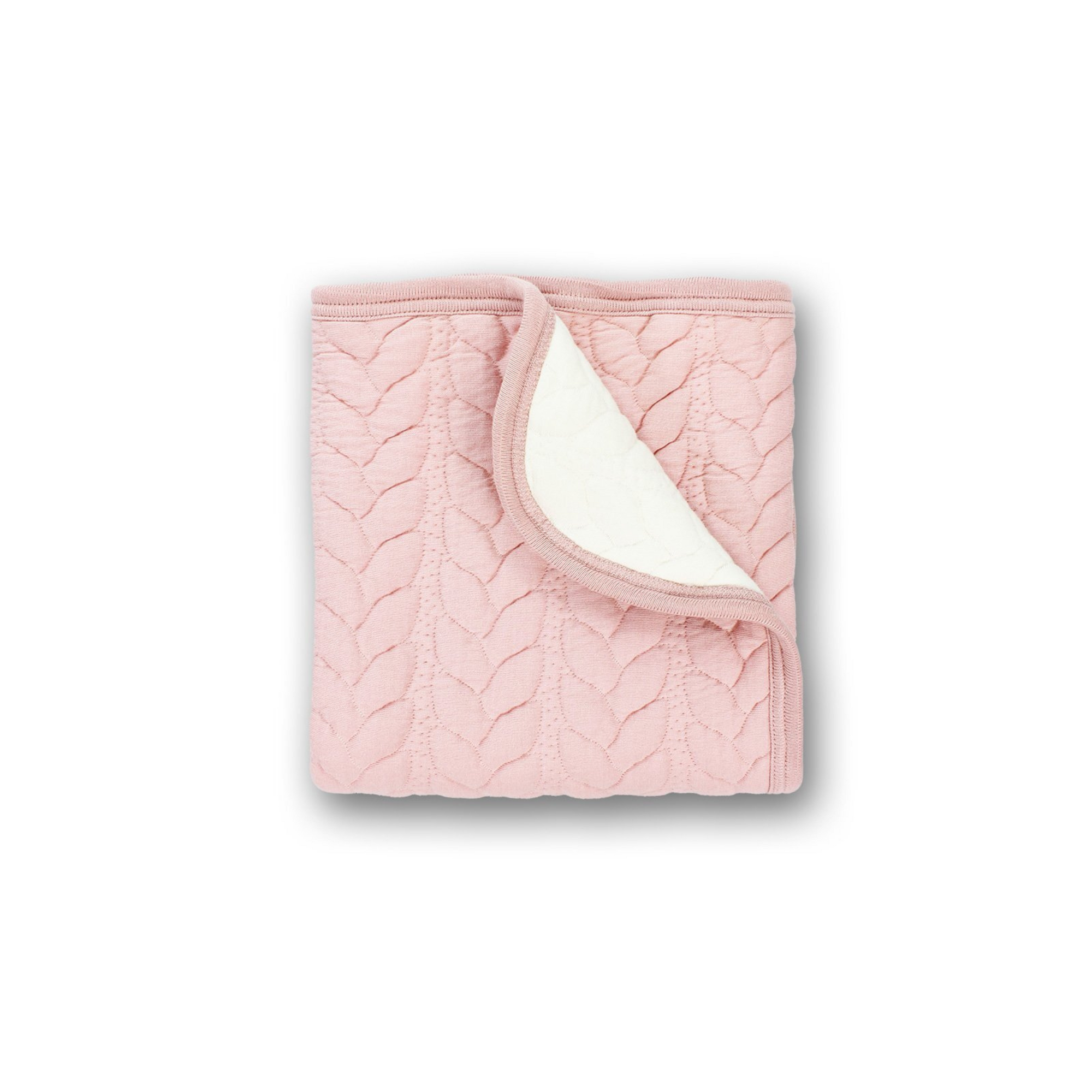 Dlux Quilted Reversible Blanket - Pink