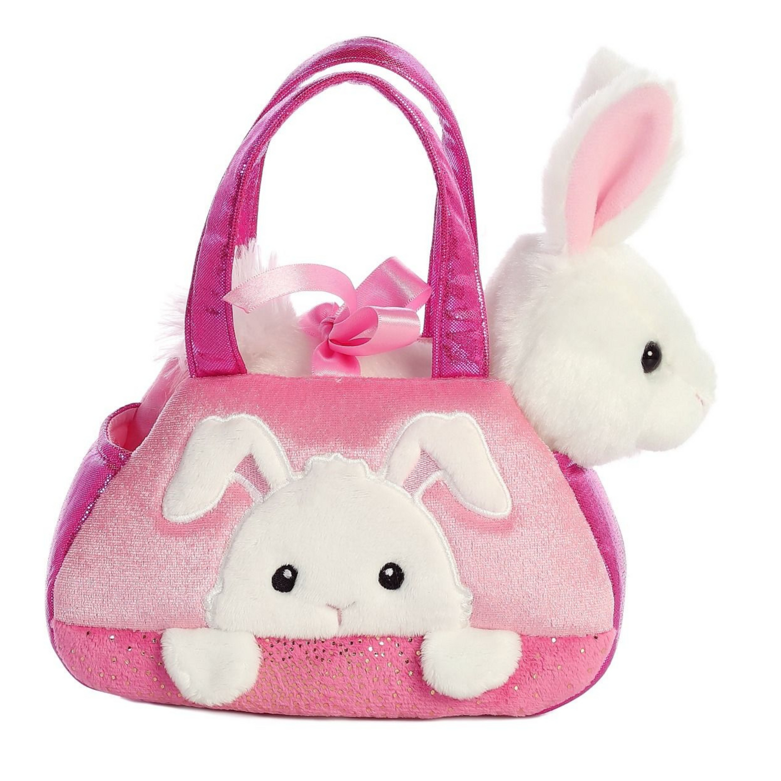 Fancy Pals Pink Bunny in a Pink Bag