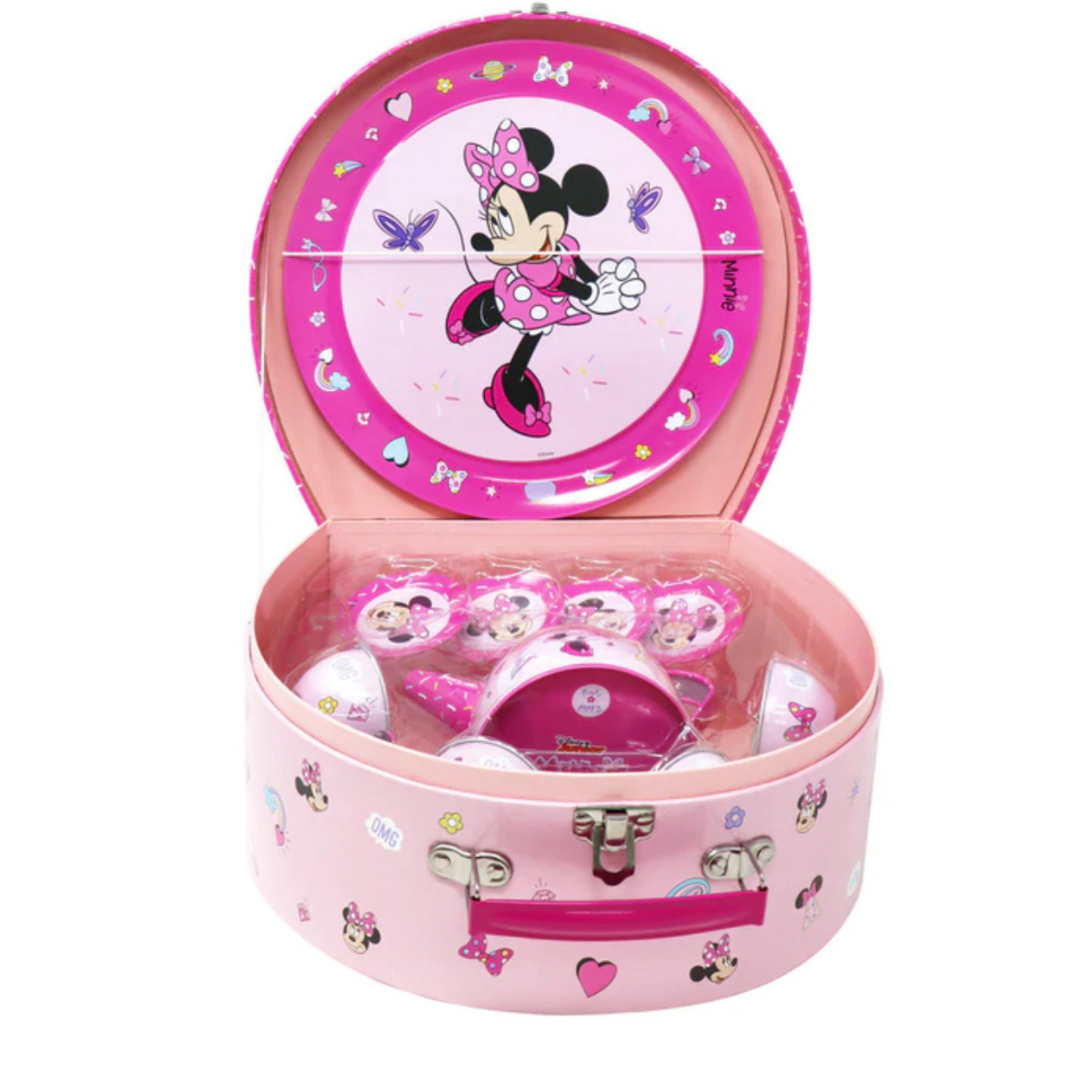 Pink Poppy Disney Minnie Mouse Tin Tea Set