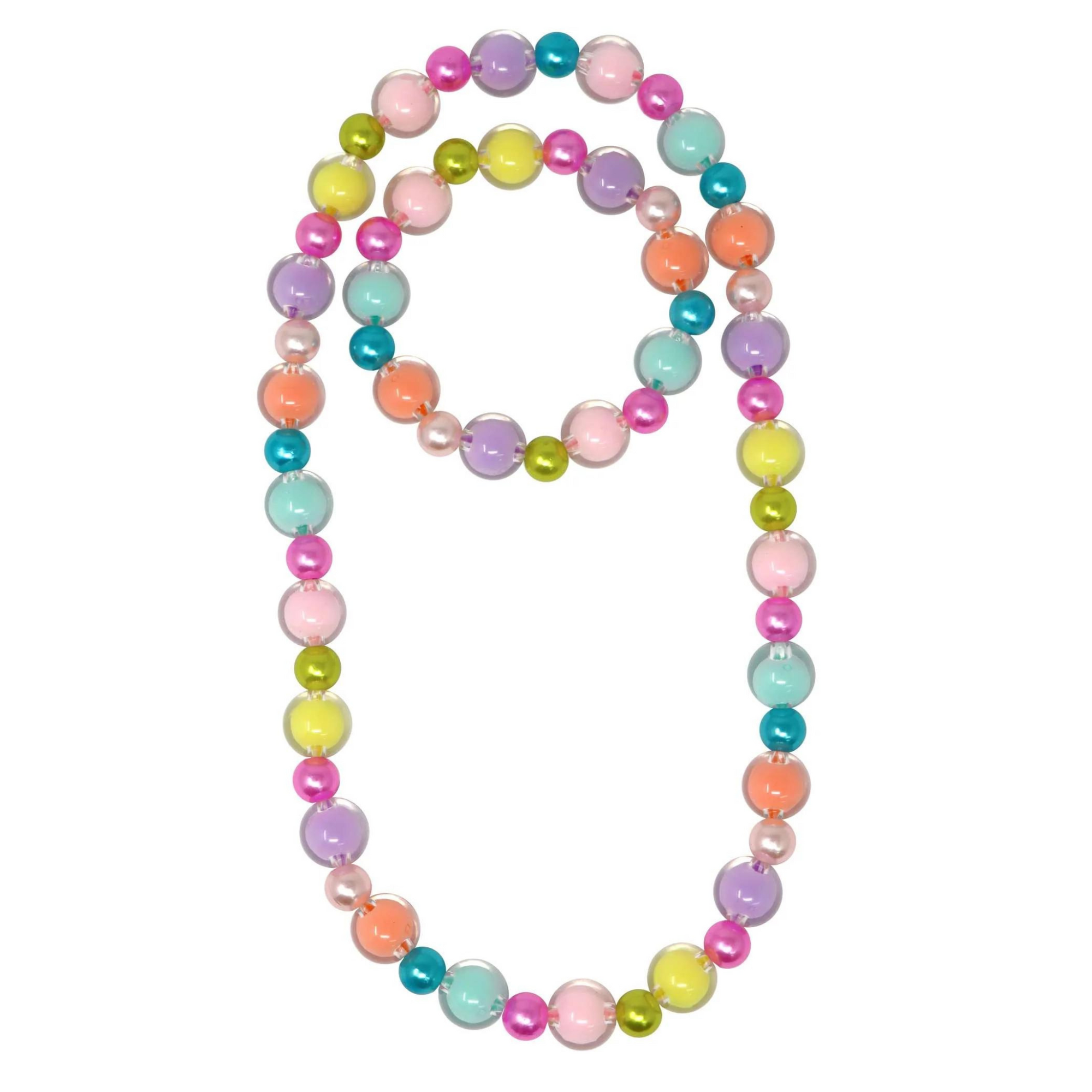 Rainbow Bubble Necklace and bracelet Set