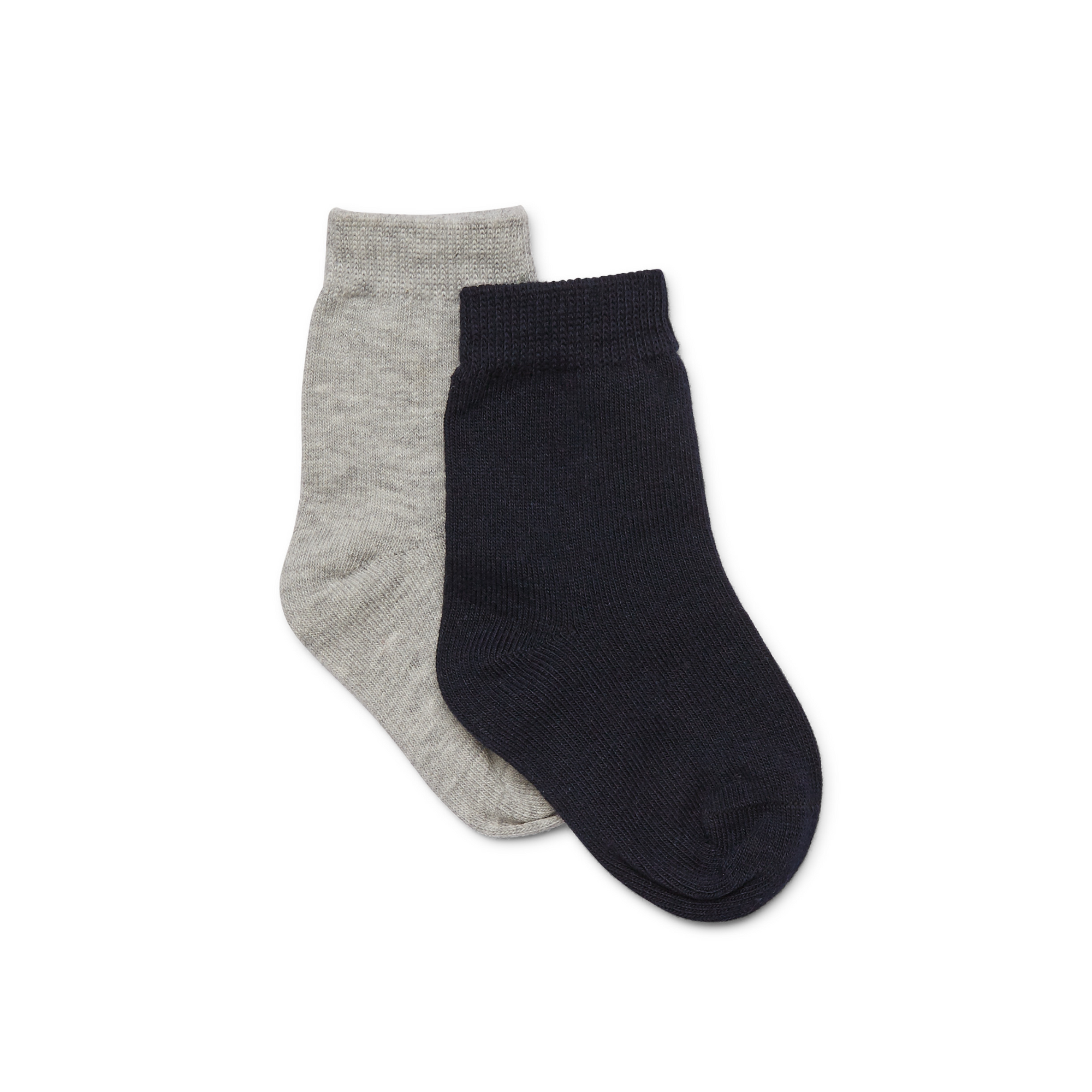 Marquise 2 Pack Navy and Grey Socks