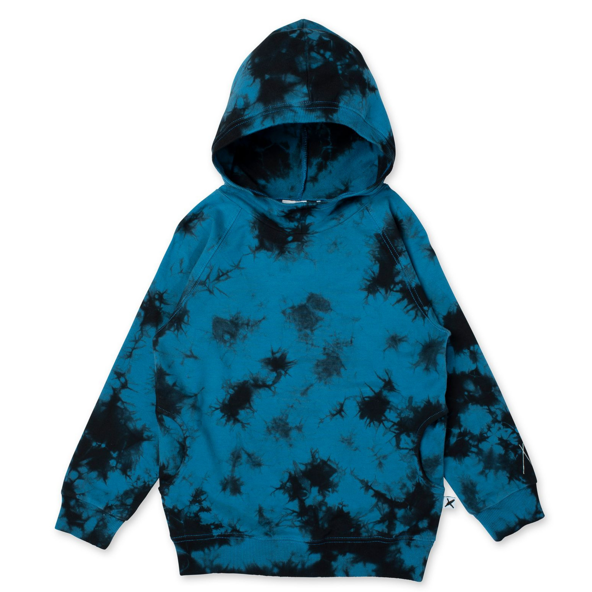 Minti Scattered Hood  - Electric Blue