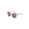 Frankie Ray Sunglasses - Floss Pink with lashes