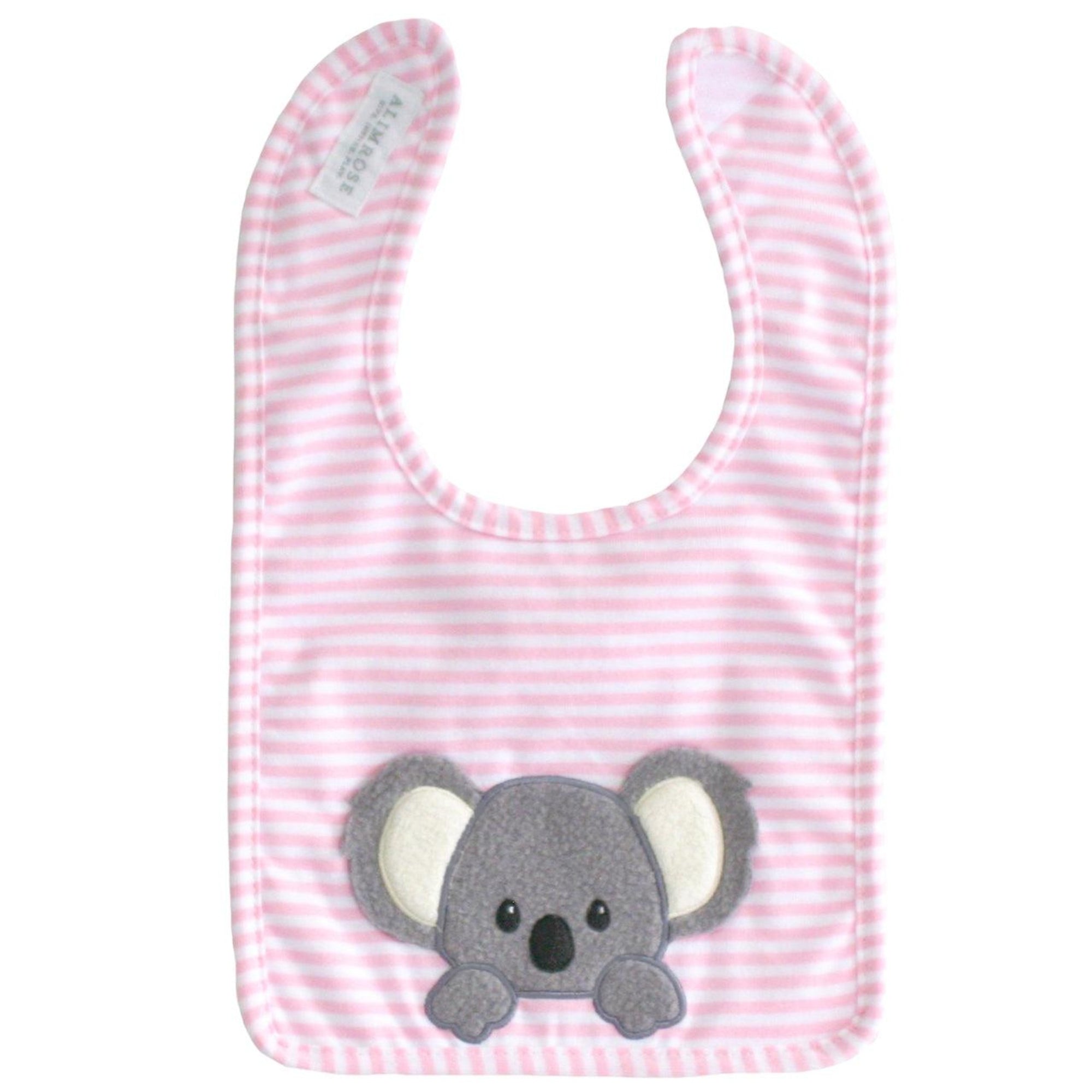 Alimrose Baby Koala Bib - Pink - Bib - Alimrose