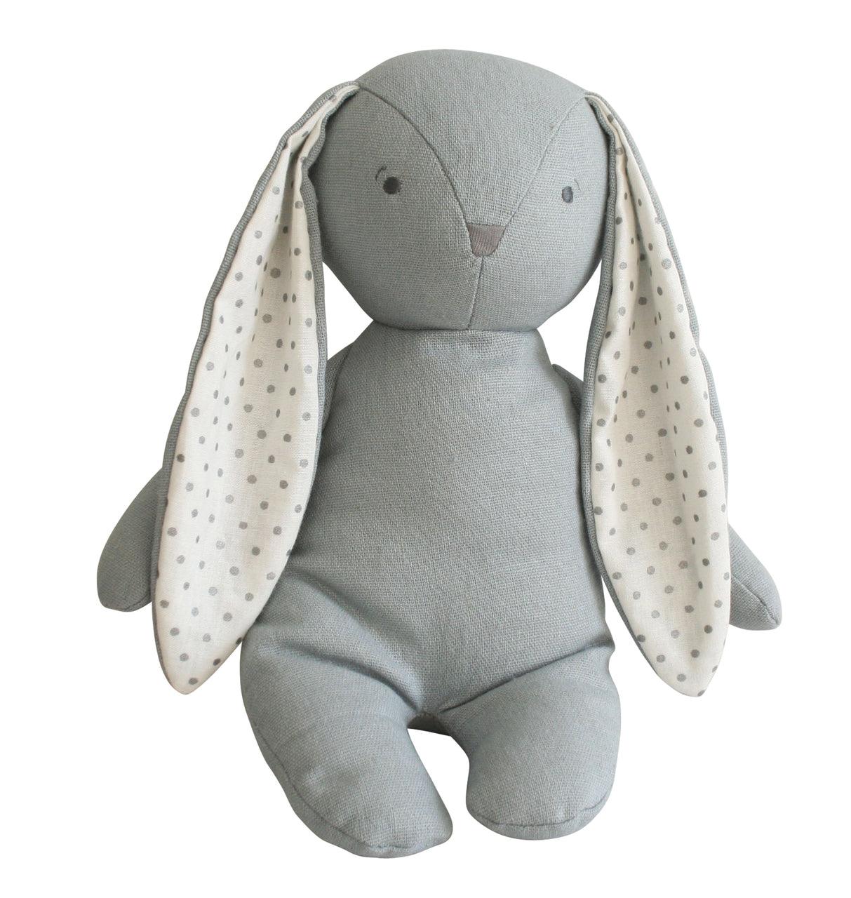 Alimrose Bobby Floppy Bunny 25 cm  - Grey Linen - Doll - Alimrose