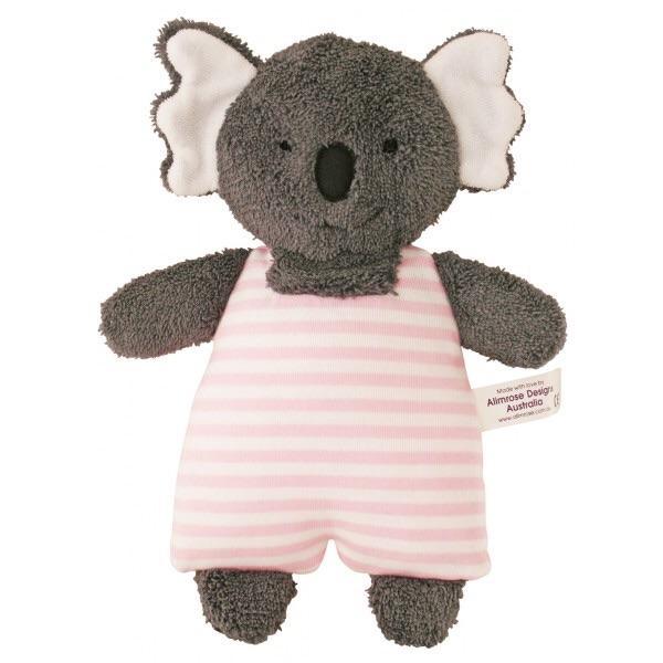 Alimrose Designs Koala Toy Rattle Stripe - Pink - Soft toy - Alimrose