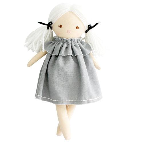 Alimrose Mini Matilda Doll  24cm - Grey - Doll - Alimrose