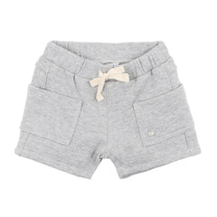 Grey French Terry Baby Shorts - Hatley US