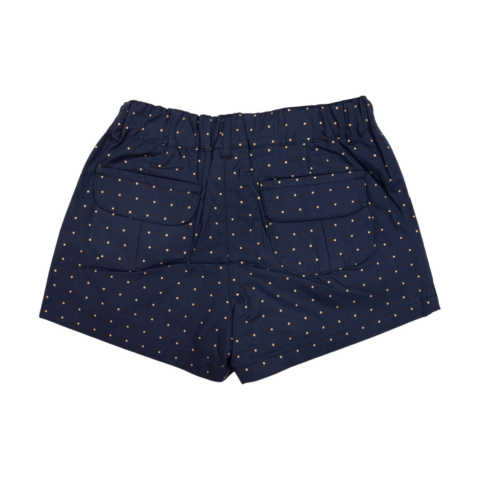 Korango Gold Spot Cotton Poplin Short - Navy