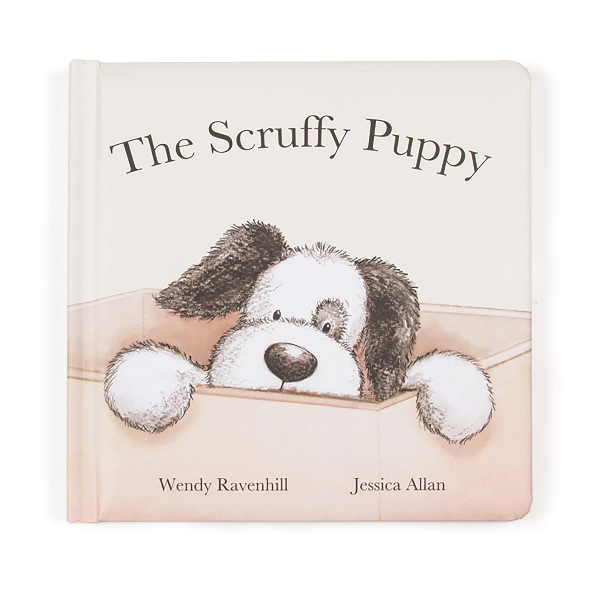 Jellycat Hardcover Scruffy Puppy Board Book